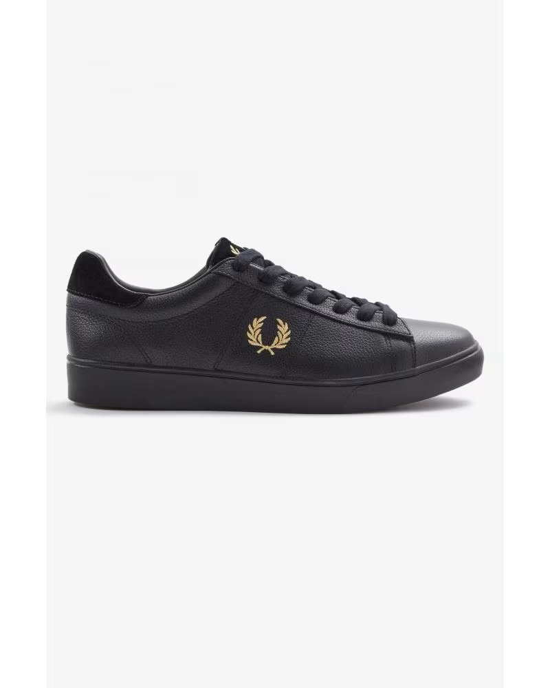 Fred Perry Spencer Tumbled Leather - 41 Black