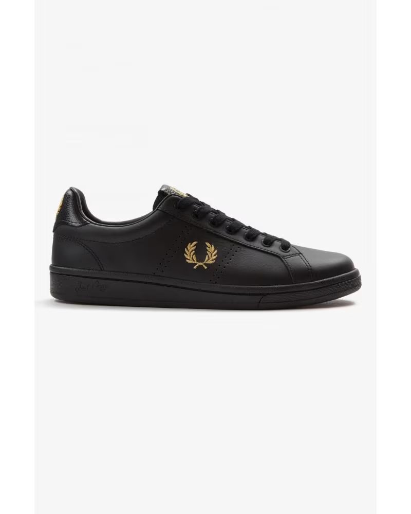 Fred Perry B721 B4290 Leather Tab - 40 Black