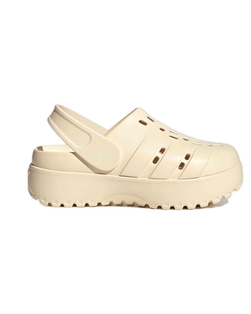 Zuecos de Mujer ADIDAS ZUECOS ADILETTE CLOG PLATFORM PARA MUJER EN COLOR BLANCO