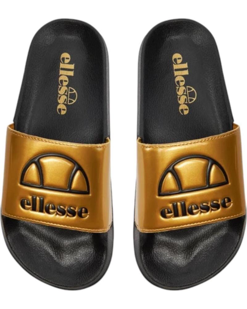 CHANCLAS ELLESSE FELLENTINI SLIDE SGVF0742-629 DORADO NEGRO NEGRO