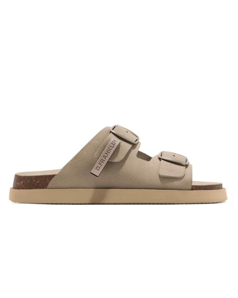 Sandálias de Mulher D FRANKLIN SANDALIAS PLANAS MUJER D FRANKLIN DFSH407001 TAUPE MARRóN