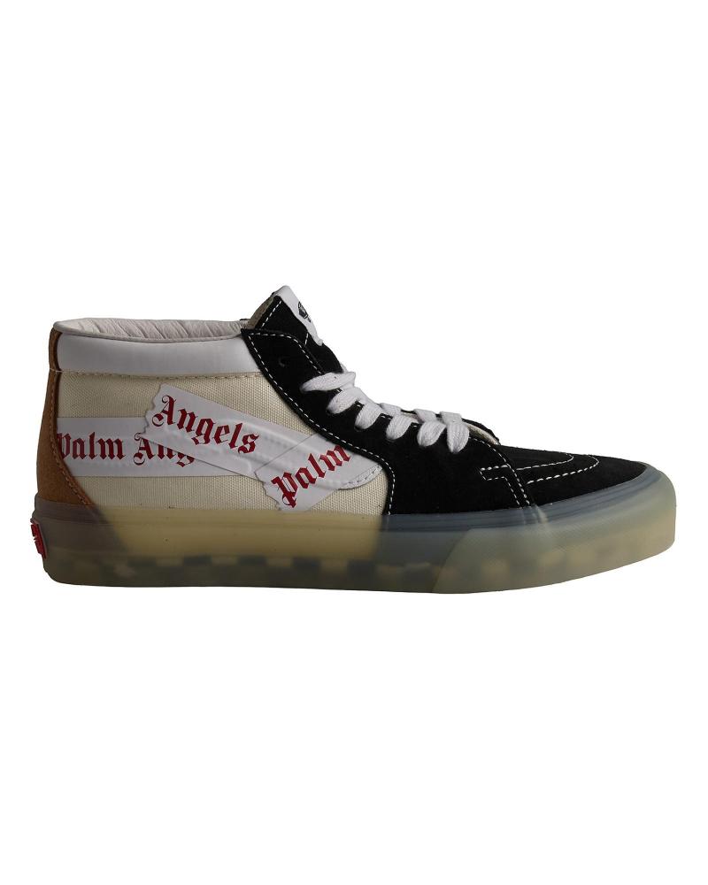 Deportivas de Hombre VANS OFF THE WALL ZAPATILLAS SK8-MID VLT LX PALM ANGELS VN0A7TNH78C1 PARA HOMB BLANCO-NEGRO