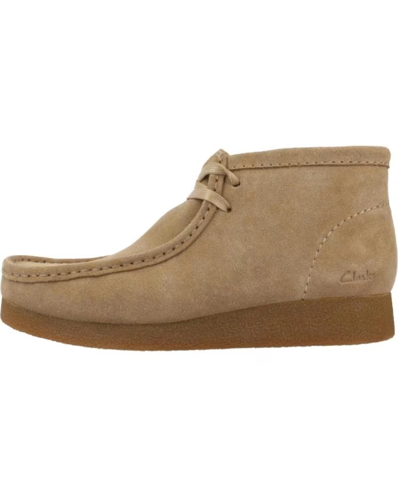 Botines de Mujer Clarks Botines Mujer Modelo Wallabeeevobt Color Marron Claro Drksnd