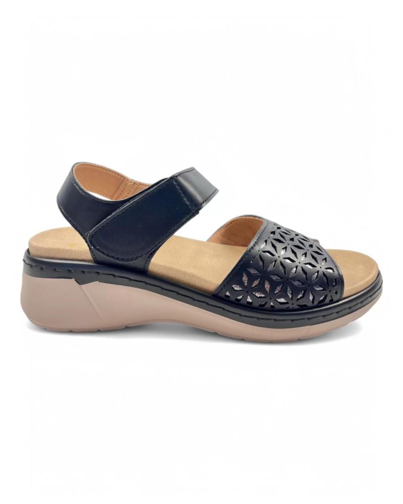 Sandalias de Mujer TIMBOS SANDALIA CUNA COMODA MUJER 131282 -PLANTILLA EXTRAIBLE NEGRO