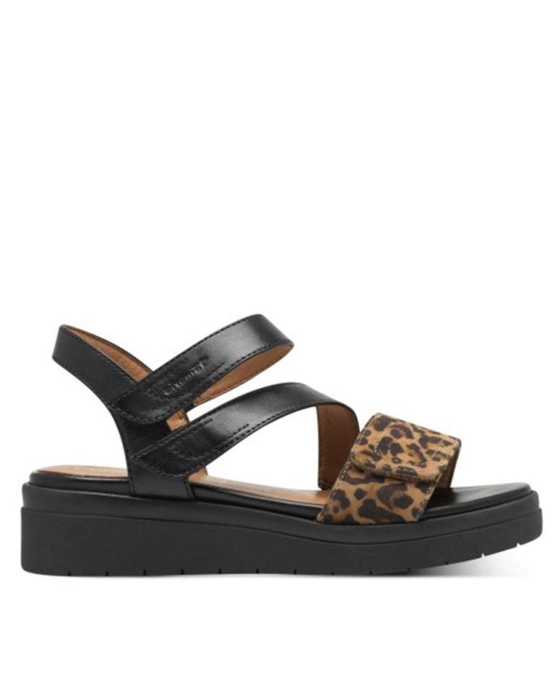 Sandalias de Mujer TAMARIS 88705 PIEL NEGRA NEGRO