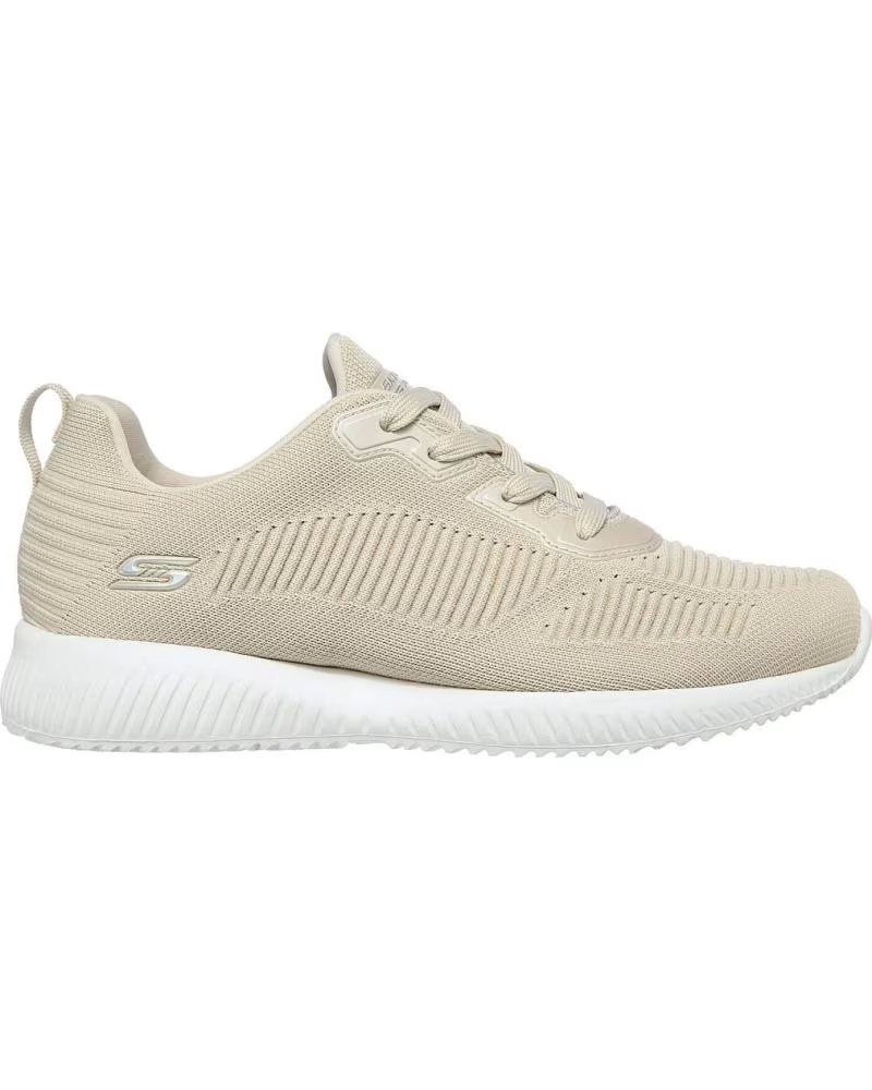 Deportivas de Mujer Skechers Bobs Sport Squad Tough Talk 32504 Natural Beige