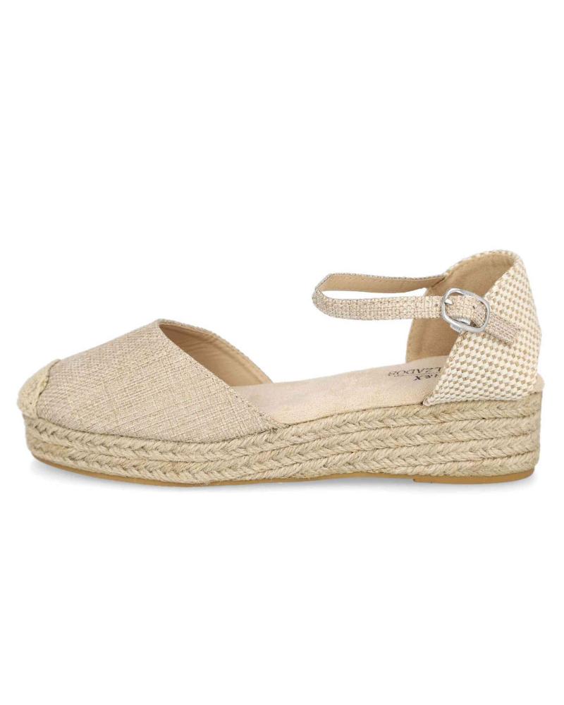 Sandalias de Mujer L&R SHOES LR SHOES 4428 ALPARGATAS DE ESPARTO PARA MUJER NATURAL