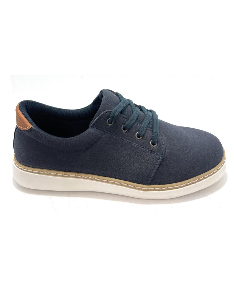 Zapatos de Hombre BUBBLE BOBBLE ZAPATILLAS CASUAL NINO CORDON AZUL