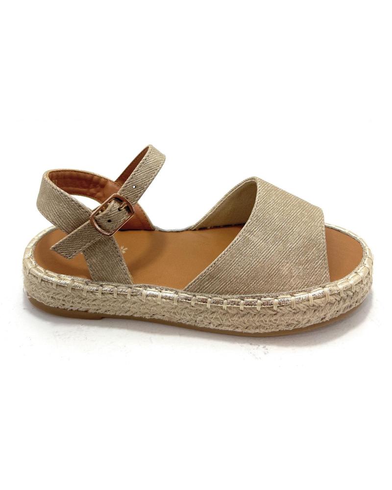 Sandalias de Niña BUBBLE BOBBLE SANDALIA ESPARDENA NINA PISO CUERDA HEBI AMARILLO