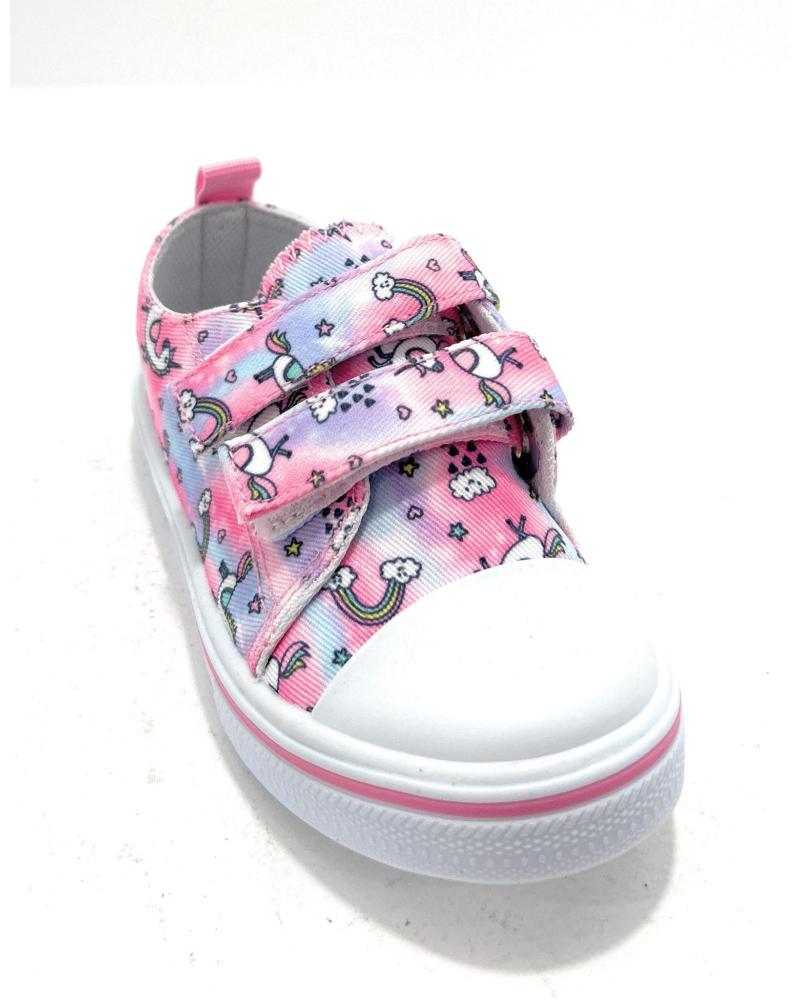 Zapatos de Hombre BUBBLE BOBBLE ZAPATILLAS DE LONA ESTAMPADAS CON CIERRE DE TIRAS ADHESIVAS ROSA