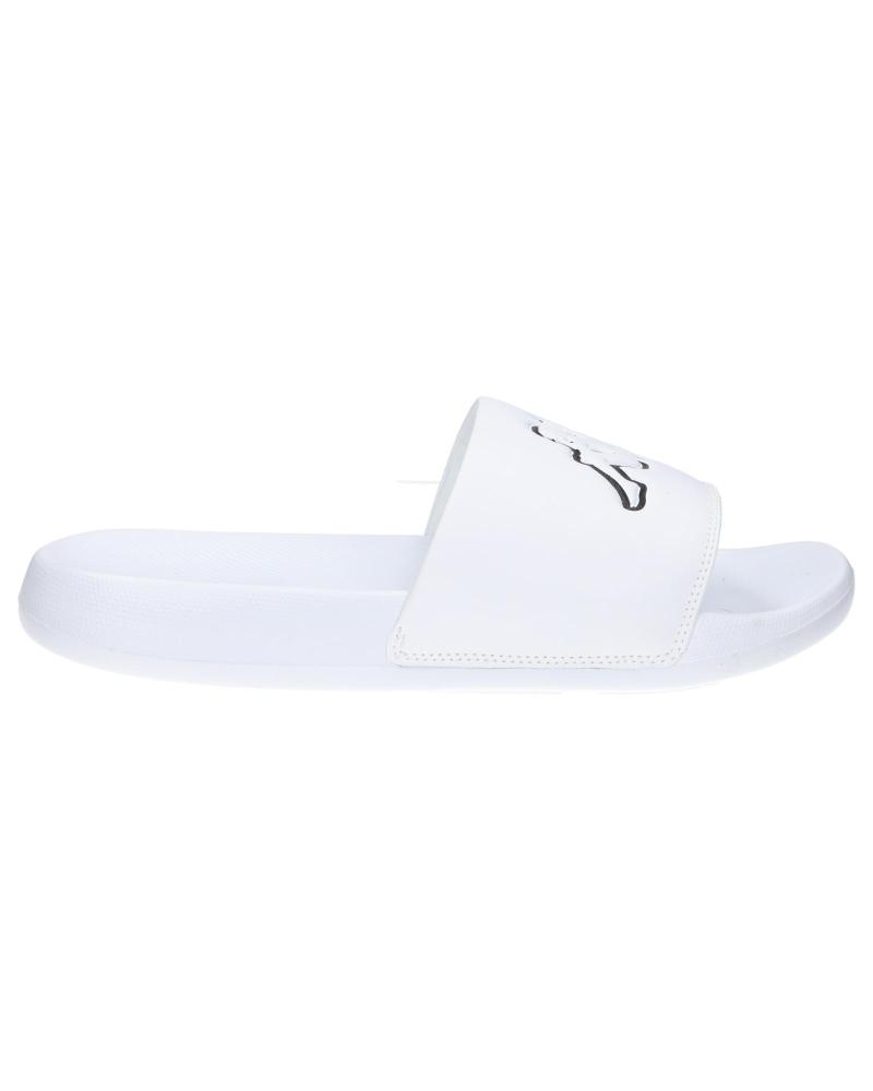 Chanclas de Mujer y Hombre y Niña y Niño KAPPA 371W3GW LOGO STEEVE A01 - WHITE-BLACK