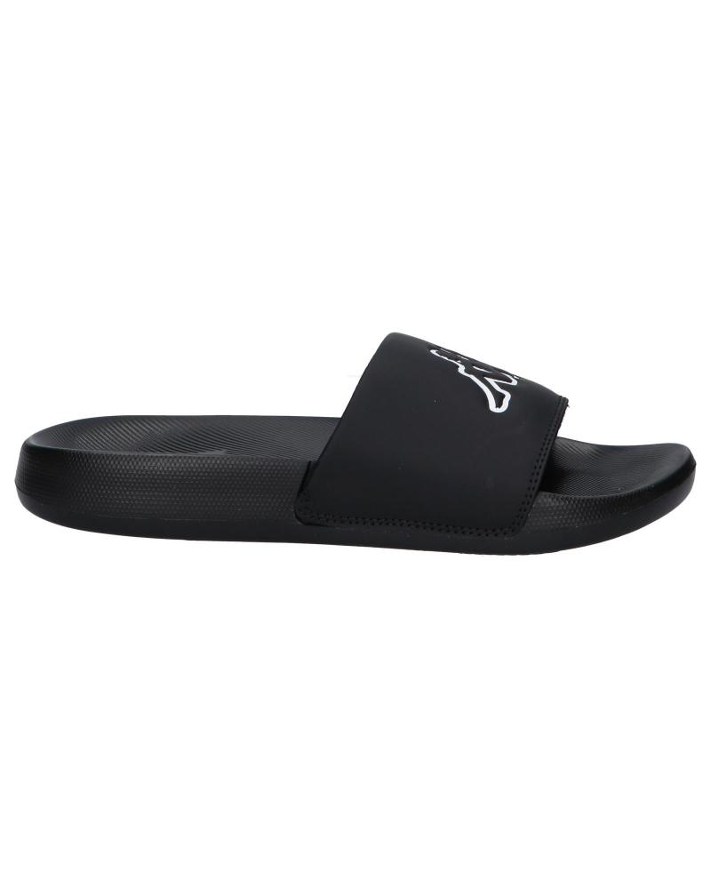 Chanclas de Mujer y Hombre y Niña y Niño KAPPA 371W3GW LOGO STEEVE A0B - BLACK-WHITE