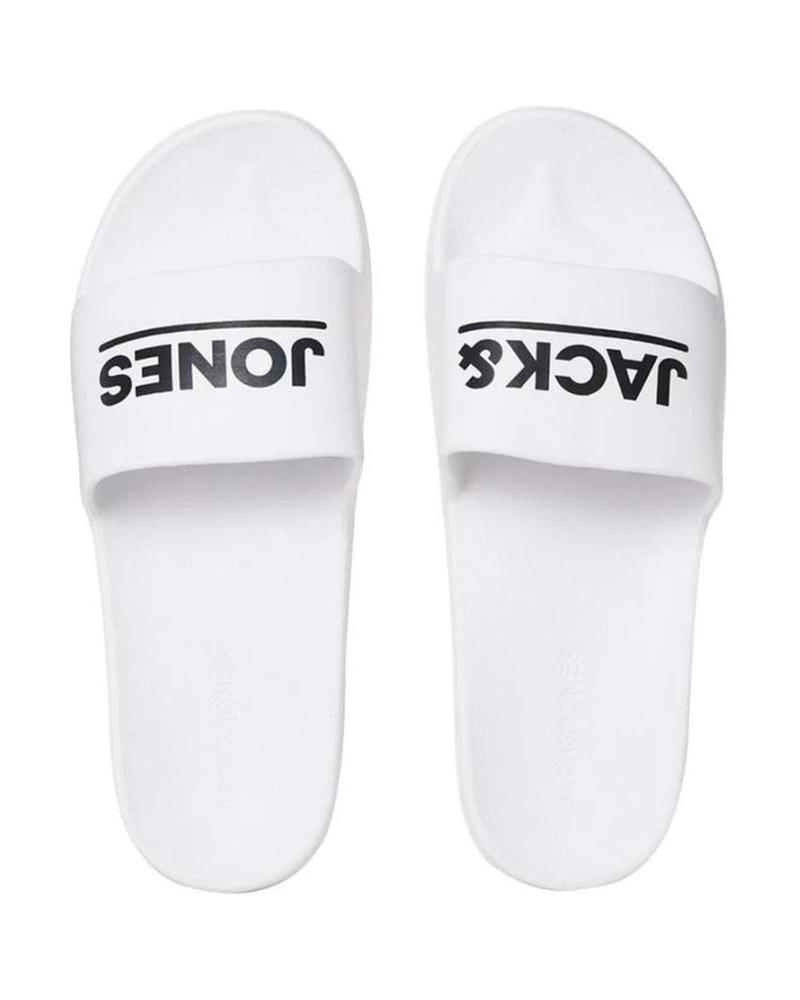 Chinelos de Homem JACK AND JONES CHANCLAS JACK JONES JFW WOLLIE SLIDER LN BLANCO