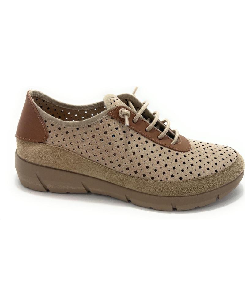 Sapatos de Mulher TUPIE ZAPATOS CASUAL PICADOS CORDON ELASTICO C BEIGE