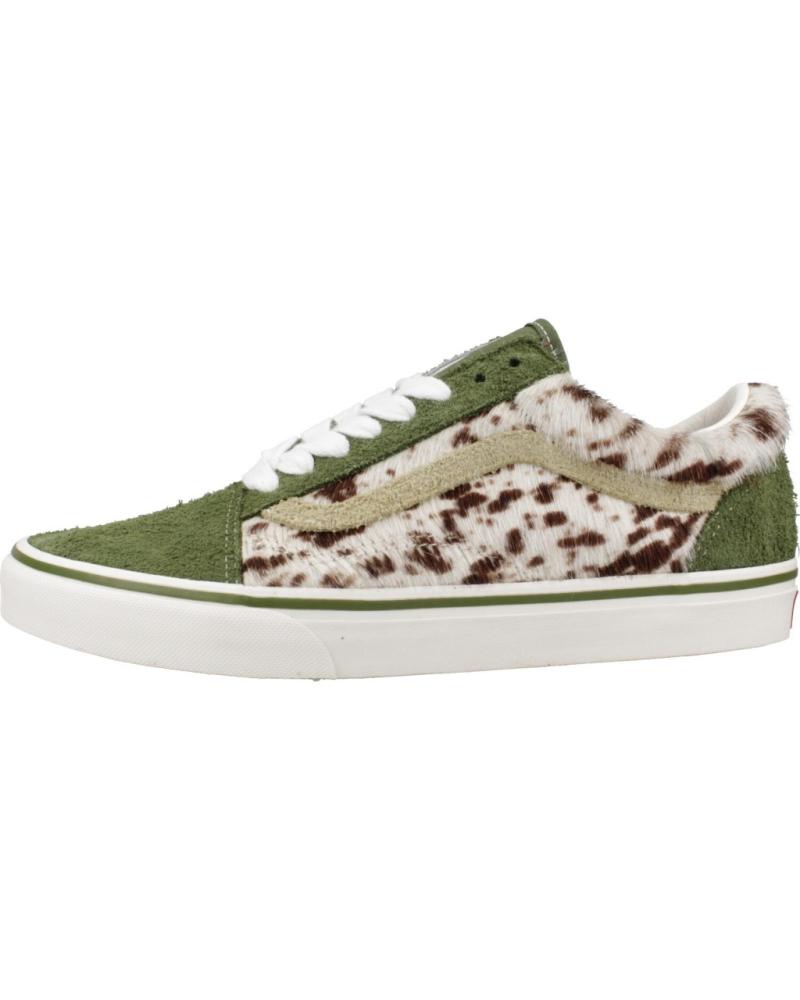 Deportivas de Mujer y Hombre VANS OFF THE WALL ZAPATILLAS HOMBRE VANS MODELO OLD SKOOL COLOR ANIMAL PRINT C CHIVE
