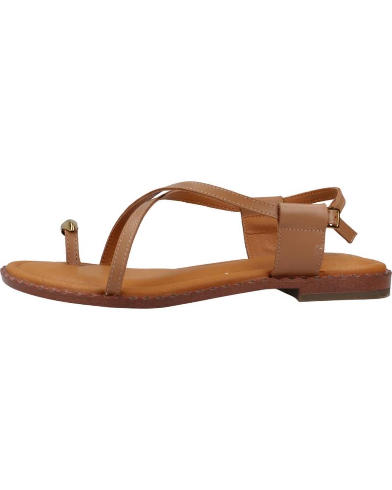 Sandálias de Mulher THE HAPPY MONK SANDALIAS MUJER MODELO MENORCA 015 COLOR MARRON CUERO