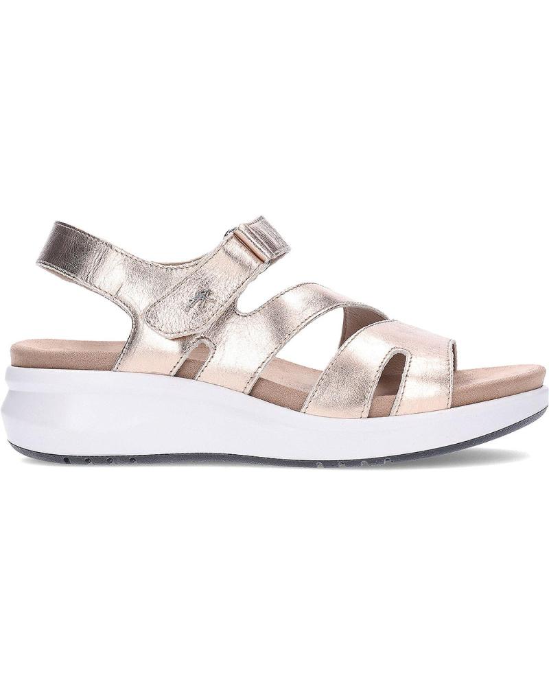 SANDALIAS FLUCHOS YAGON F1478 CAVA METALIZADAS VELCRO VARIOS COL