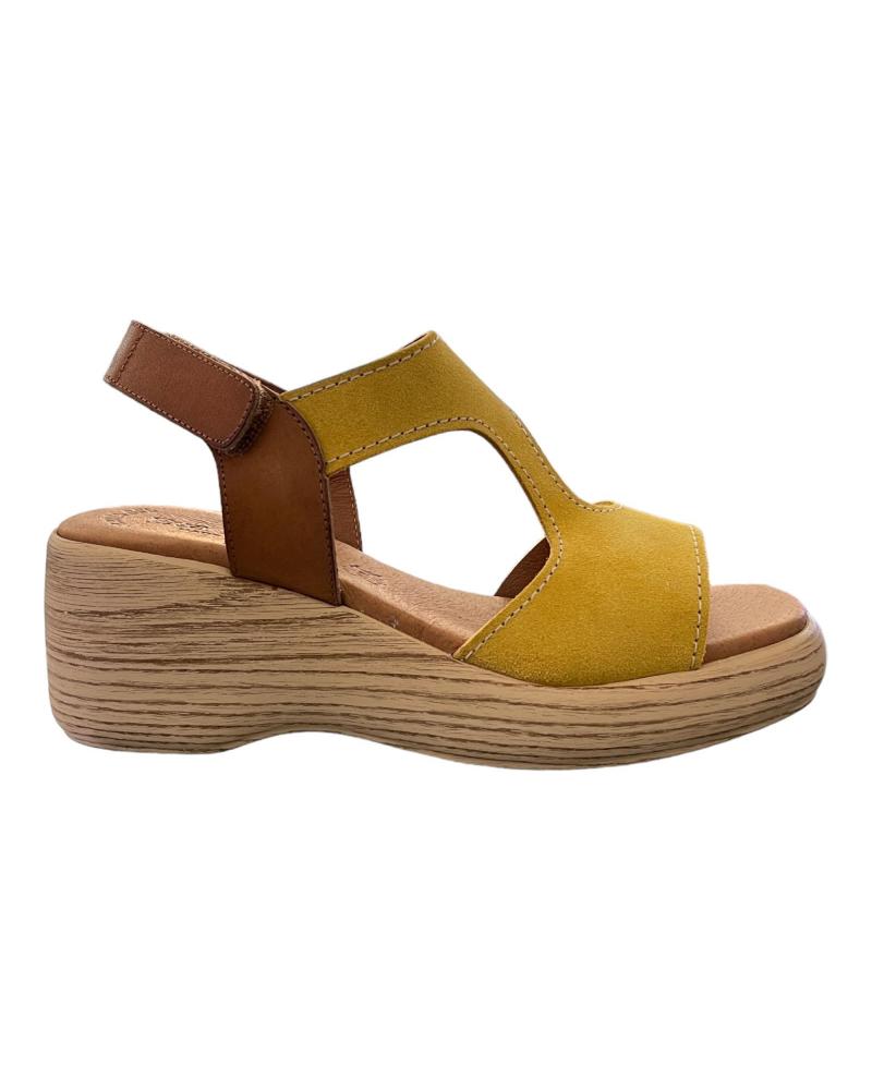 Sandálias de Mulher EVA FRUTOS SANDALIAS MUJER CUNA 4708 AVELLANA SERRAJE AMARILLO VARIOS COLORES