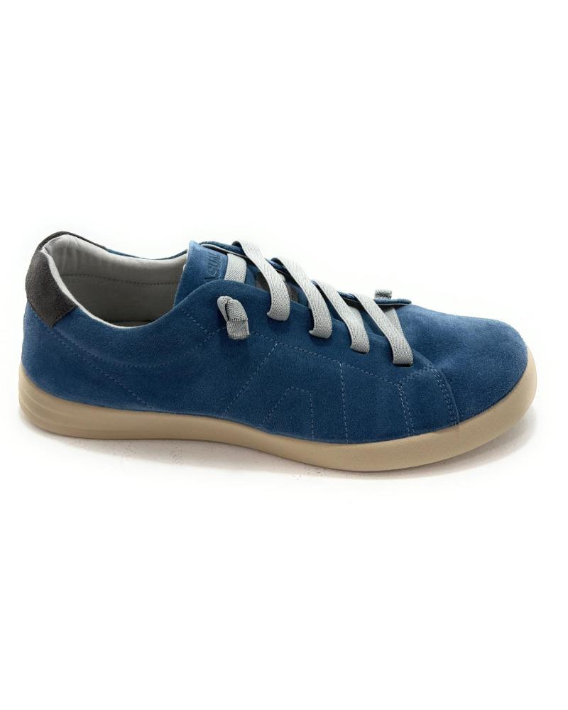 Sapatos de Homem SEVA ZAPATOS CASUAL CABALLERO PIEL SERRAJE EL AZUL