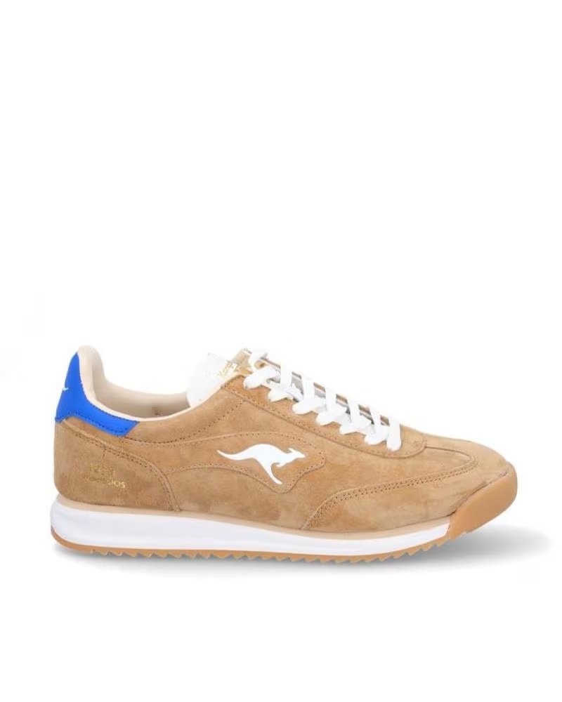 Kangaroos Deportivas de Hombre K89-7 Ante Beigeante Beige