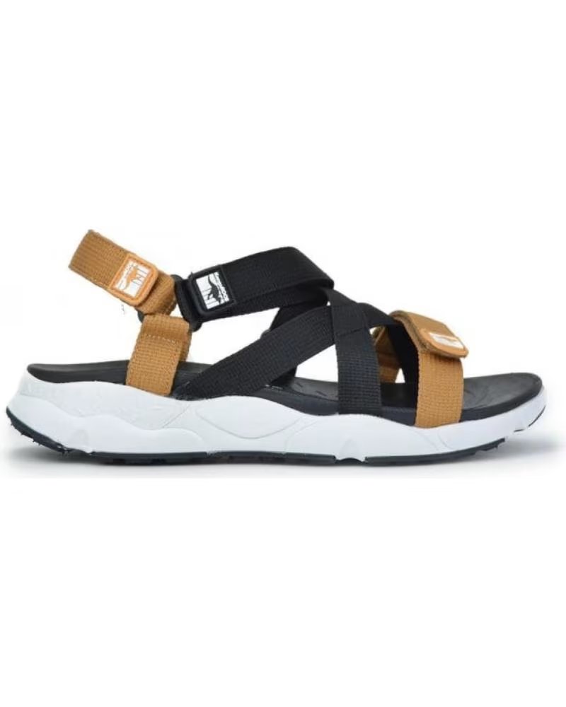 Kangaroos Sandalias de Hombre K126-1 Negro-camelnegro-camel