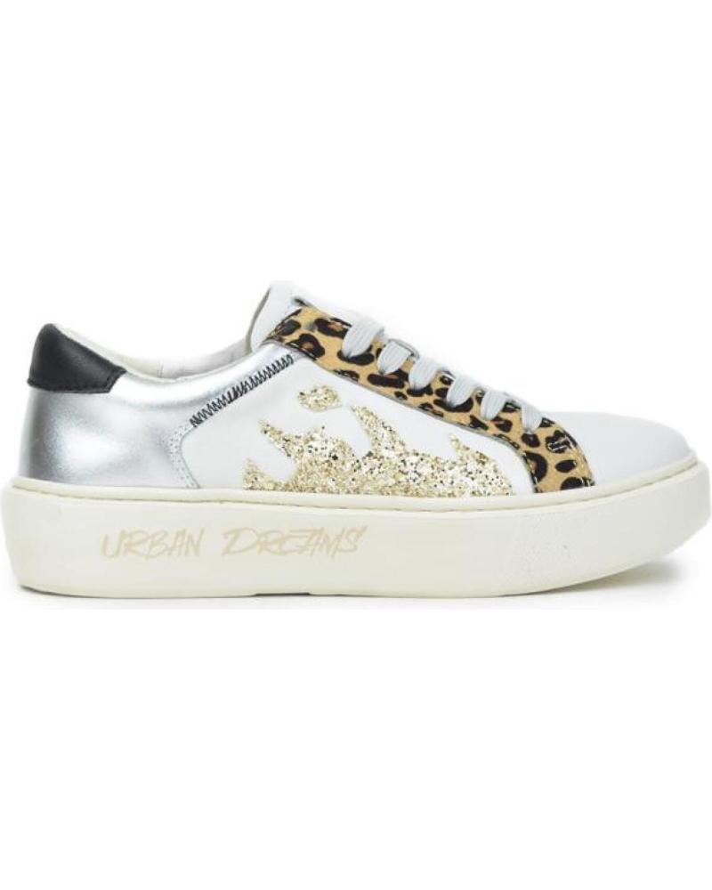 Deportivas de Mujer KANGAROOS DEPORTIVAS DE MUJER K179-9 BLANCO-PLATA-LEOPARDBLANCO-PLATA-LEOPARD