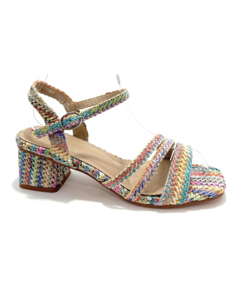 Sandálias de Mulher BUONAROTTI SANDALIAS MUJER TACON MULTICOLOR CUERDA VARIOS COLORES