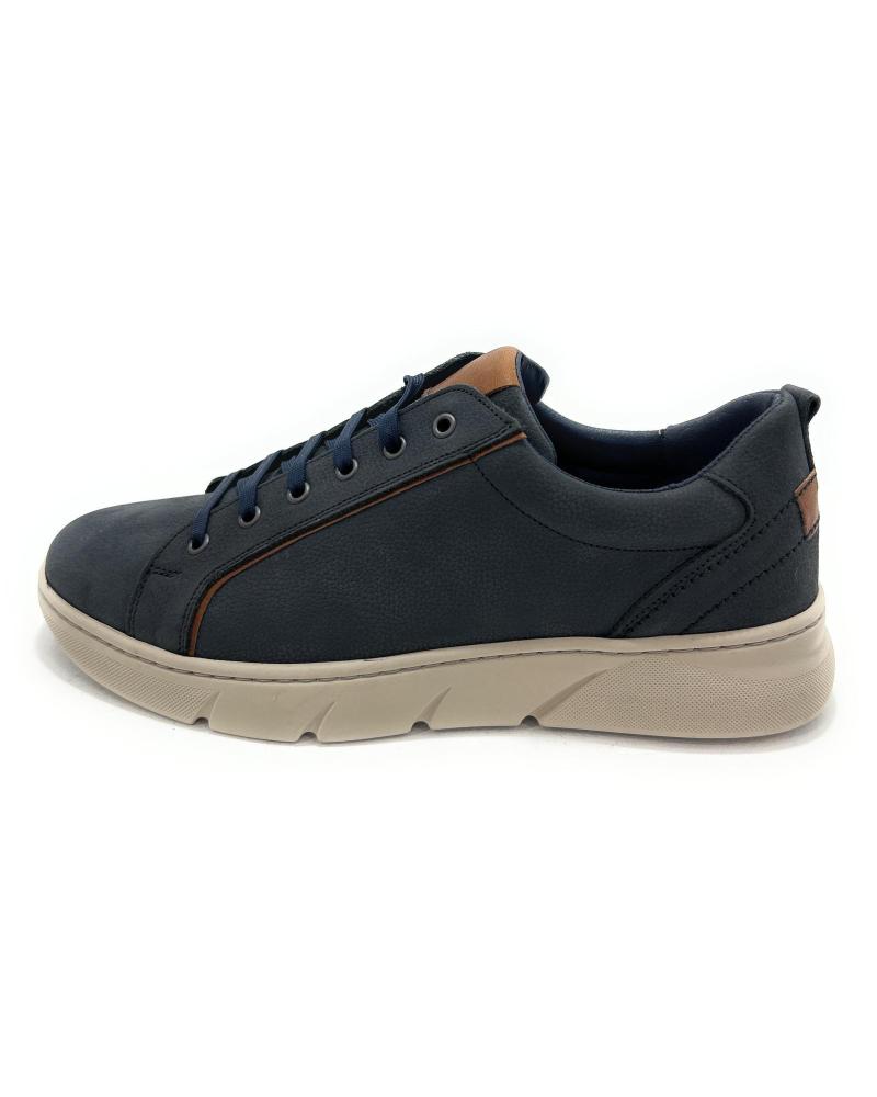 Sapatos de Homem SEVA ZAPATOS CASUAL CABALLERO CORDON CONFORT AZUL