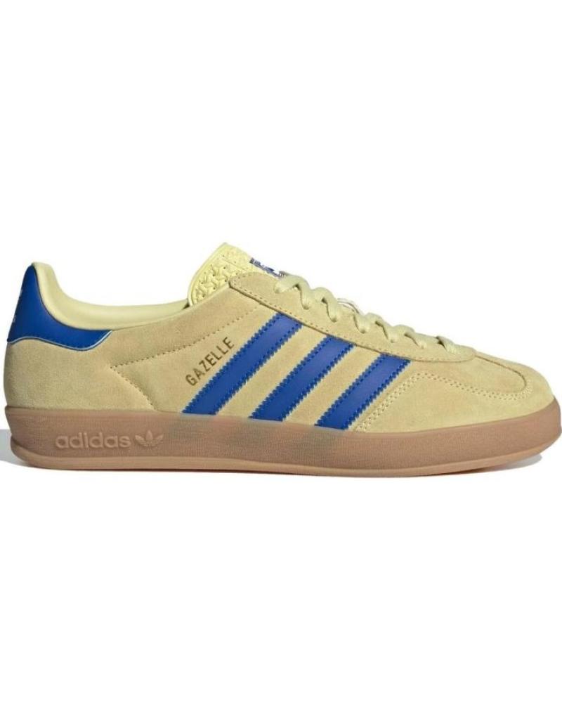 Deportivas de Hombre ADIDAS GAZELLE INDOOR JH5406 POWDER - ROYAL BLUE - CLOUD WHI YELLOW