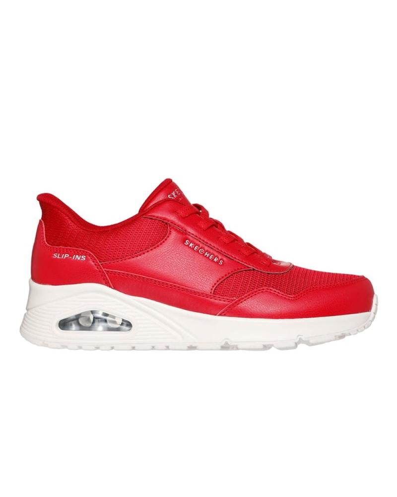 Deportivas de Hombre SKECHERS SNEAKERS HOMBRE SLIP-INS-UNO-BANKSIA ROJO