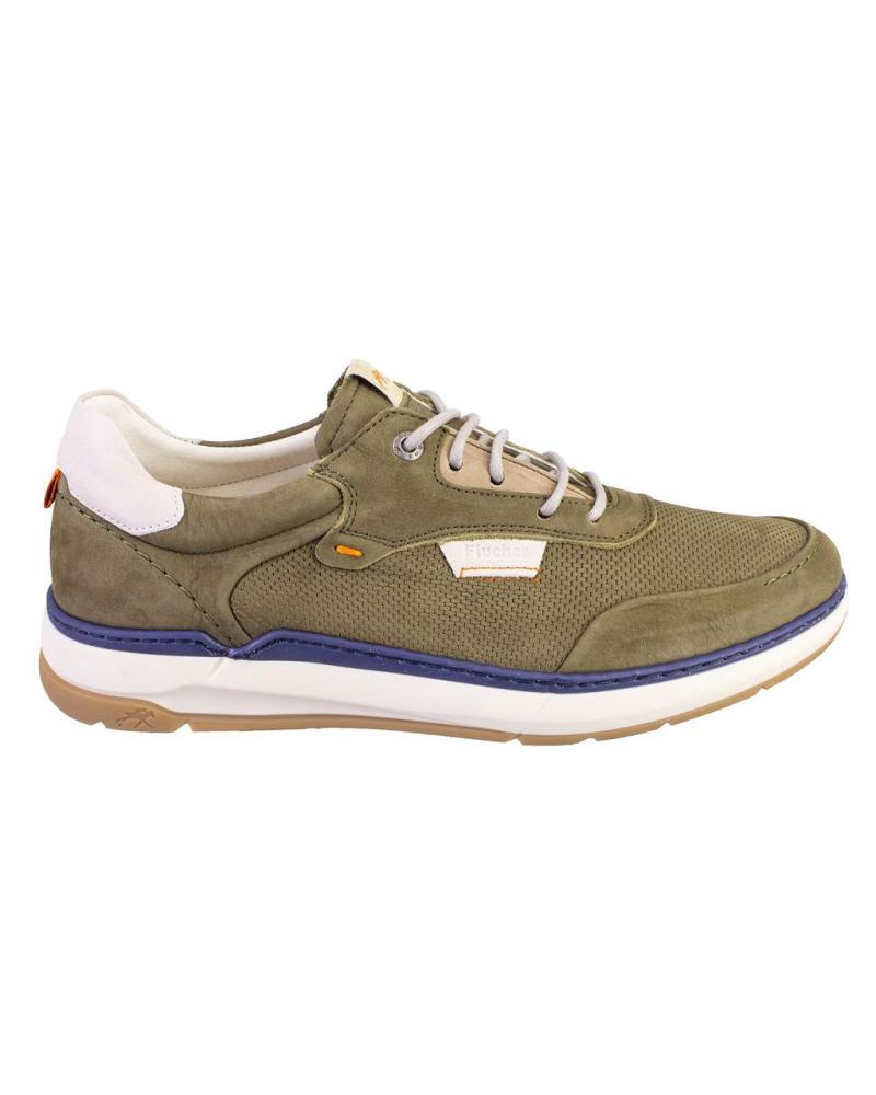 Deportivas de Hombre FLUCHOS F2210 ZAPATILLAS CASUAL DE HOMBRE NOBUK KAKI