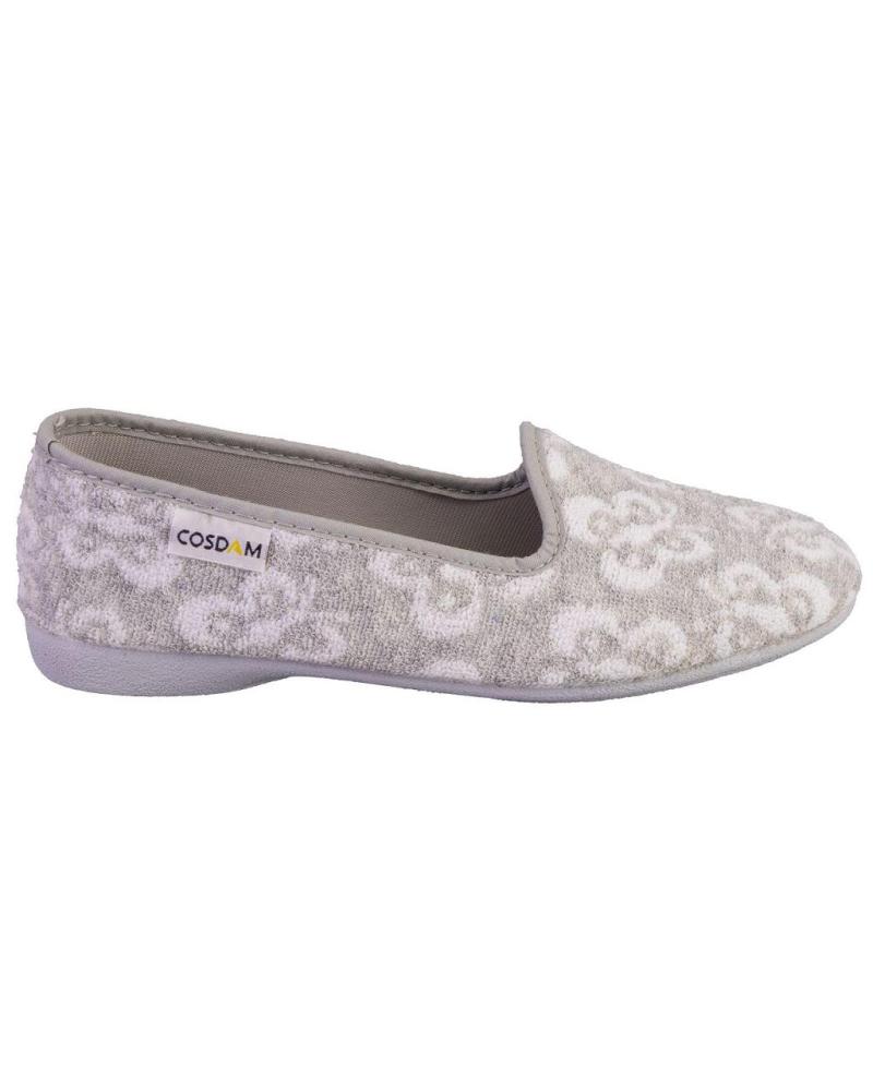 Calzado de casa de Mujer COSDAM 516 ZAPATILLAS DE CASA DE MUJER GRIS