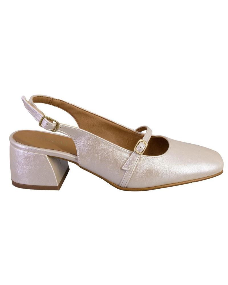 Sabrinas de Mulher DANIELA VEGA 2451N ZAPATOS DE MUJER PLATINO