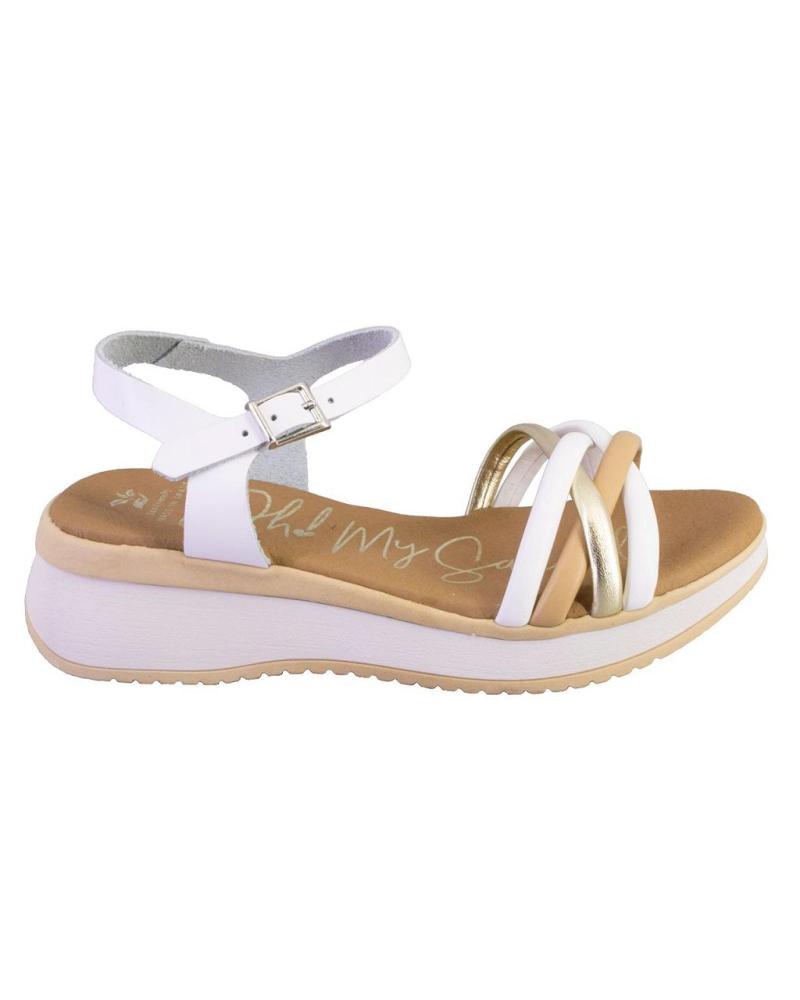 Sandalias de Mujer OH MY SANDALS 5664-2526 SANDALIAS DE MUJER PIEL BLANCO