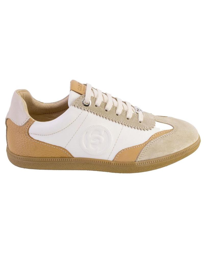 Deportivas de Mujer CARMELA 162060 ZAPATILLAS CASUAL DE MUJER PIEL BEIGE
