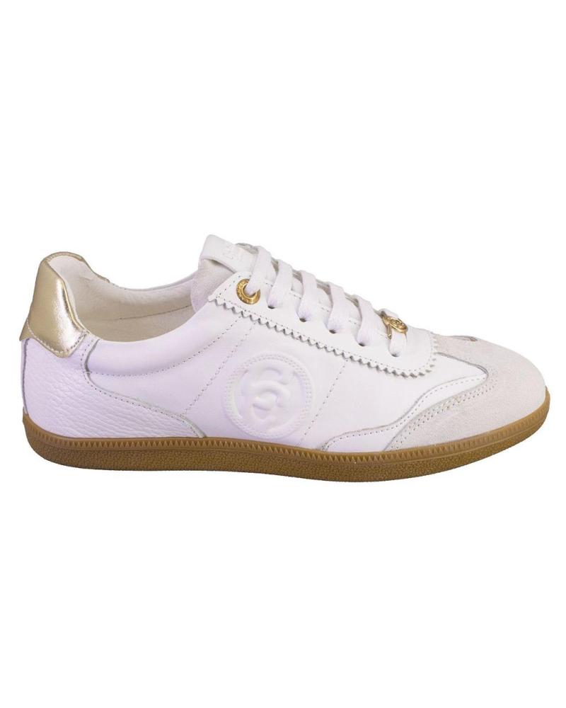 Deportivas de Mujer CARMELA 162060 ZAPATILLAS CASUAL DE MUJER PIEL BLANCO