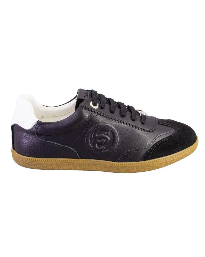 Deportivas de Mujer CARMELA 162060 ZAPATILLAS CASUAL DE MUJER PIEL NEGRO