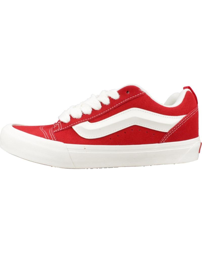 Deportivas de Mujer VANS OFF THE WALL ZAPATILLAS MUJER VANS MODELO KNU SKOOL COLOR ROJO RCNGRD