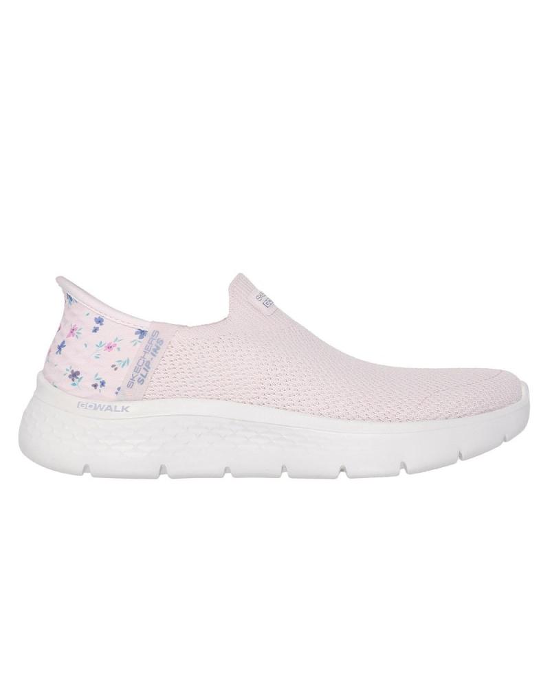 Deportivas de Mujer SKECHERS SNEAKERS MUJER SLIP-INS GO WALK FLEX ROSA