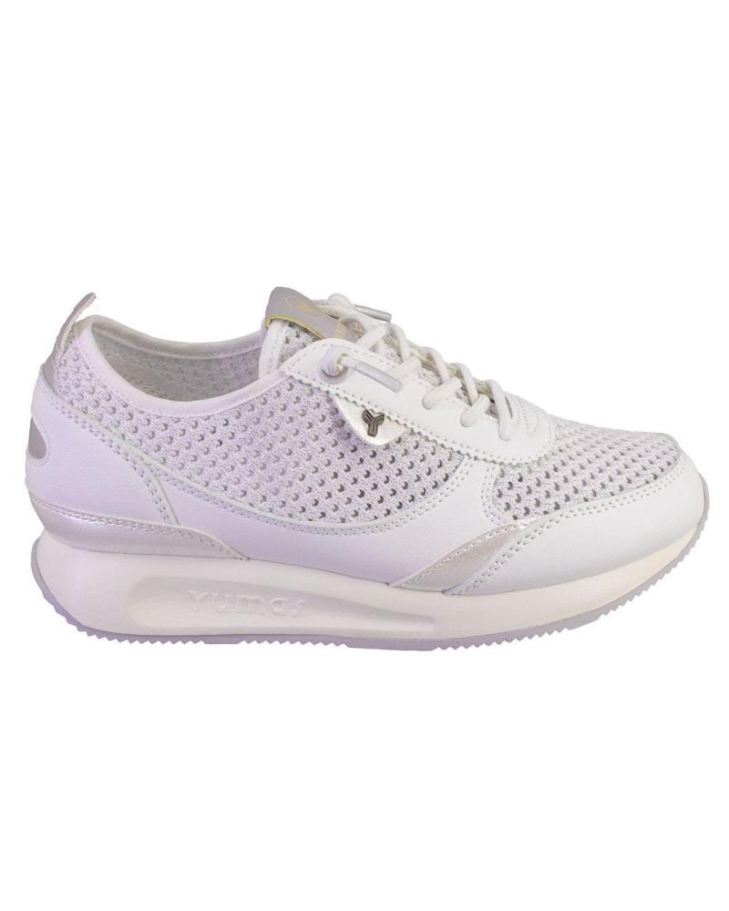 Deportivas de Mujer YUMAS 5431 ZAPATILLAS CASUAL DE MUJER BLANCO