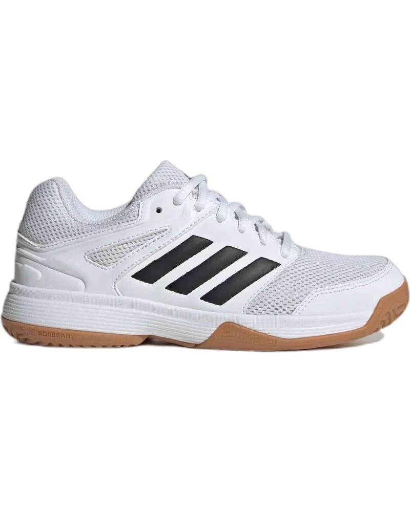 Deportivas de Niña y Niño Adidas Zapatillas Speedcourt Kids Balonmano-voley Unisex Blanco