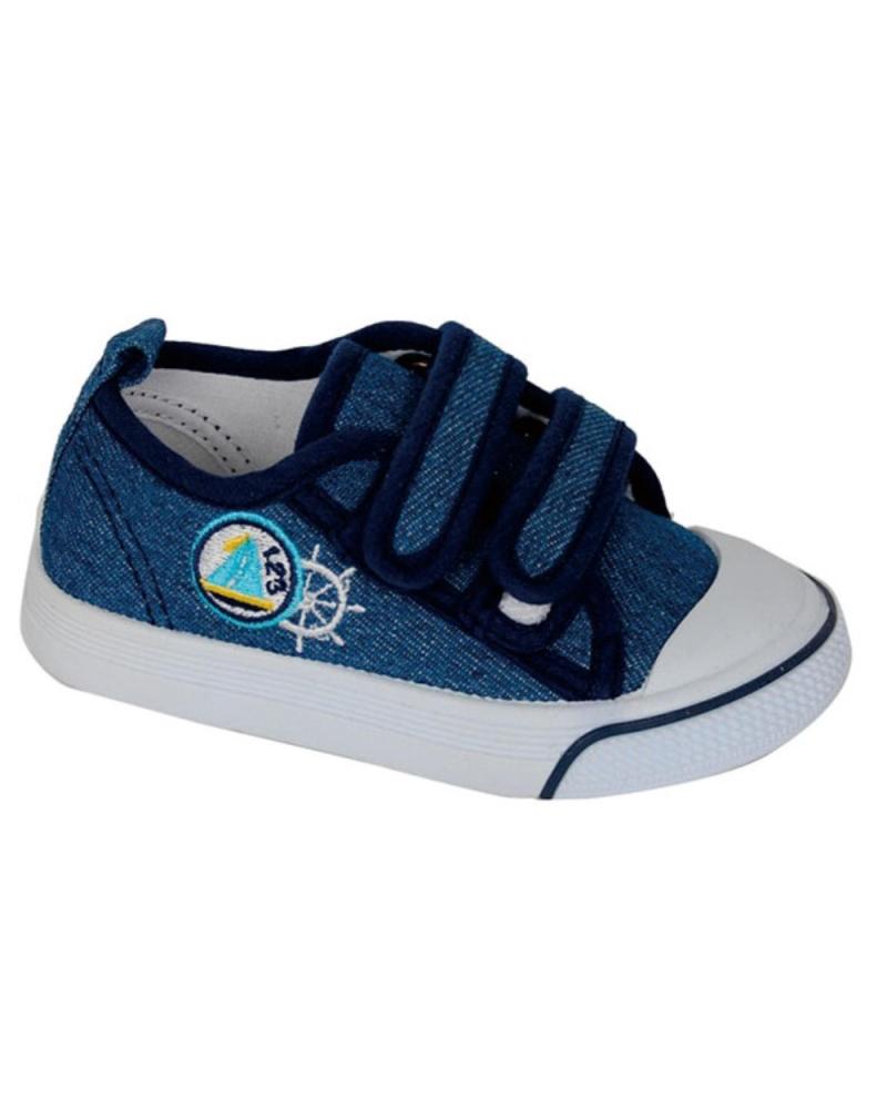 Deportivas de Niño BUBBLE BOBBLE BUBBLE ZAPATILLA DE LONA CON VELCRO PARA NINO C979 COLOR VA VAQUERO