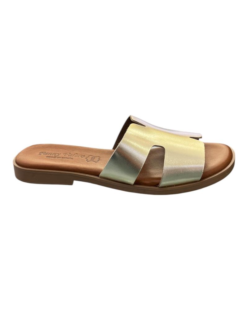 Sandálias de Mulher FANNY VALERO ZUECOS PLANOS 240 ORO VARIOS COLORES