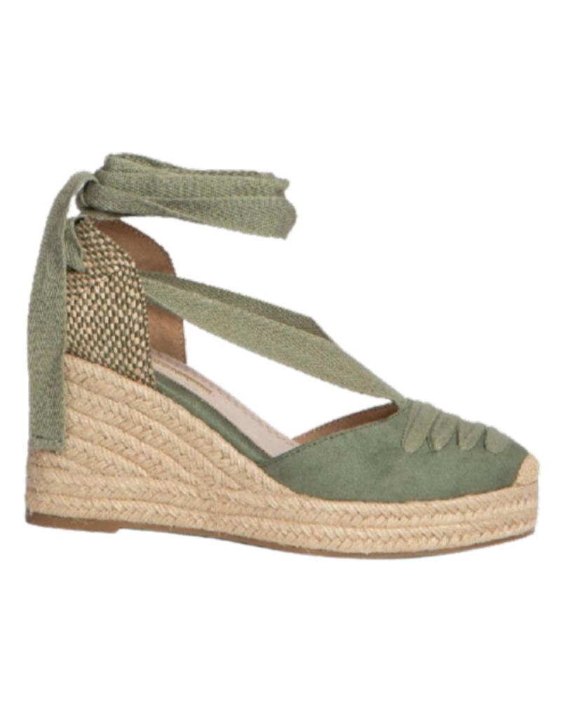 Sandalias de Mujer CORINA VALENCIANA ATADA CON CUNA DE YUTE PARA MUJER M4305 C KAKI