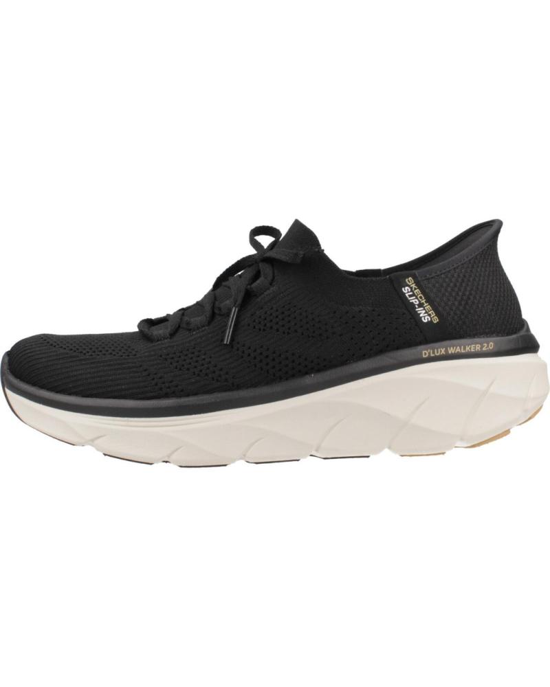 Deportivas de Mujer SKECHERS ZAPATILLAS MUJER MODELO DLUX WALKER 2 0 SLIP-INS COLOR NEGRO BKTN