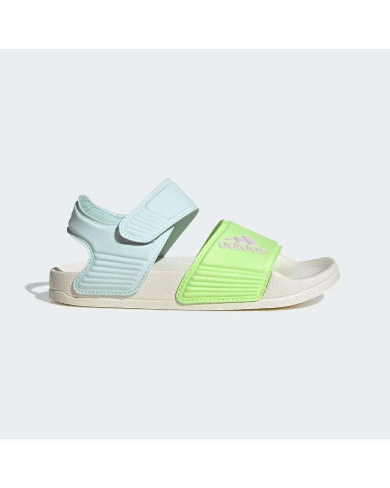 SANDALIAS ADIDAS K-SANDAL V25 ADSNKV2535AD VERDE LIMA / AZUL CLARO PARA NIÑOS AMARILLO