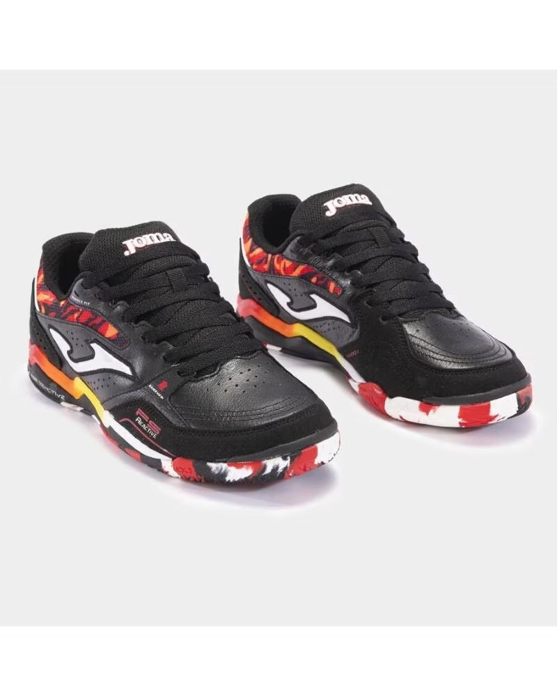 Zapatillas de Fútbol Sala Joma Fs Reactive 2401 Negro y Rojo Indoor Https --macaelsport ES-346-ZAPATILLAS-DE-FTBOL-SALA-JOMA-FS-