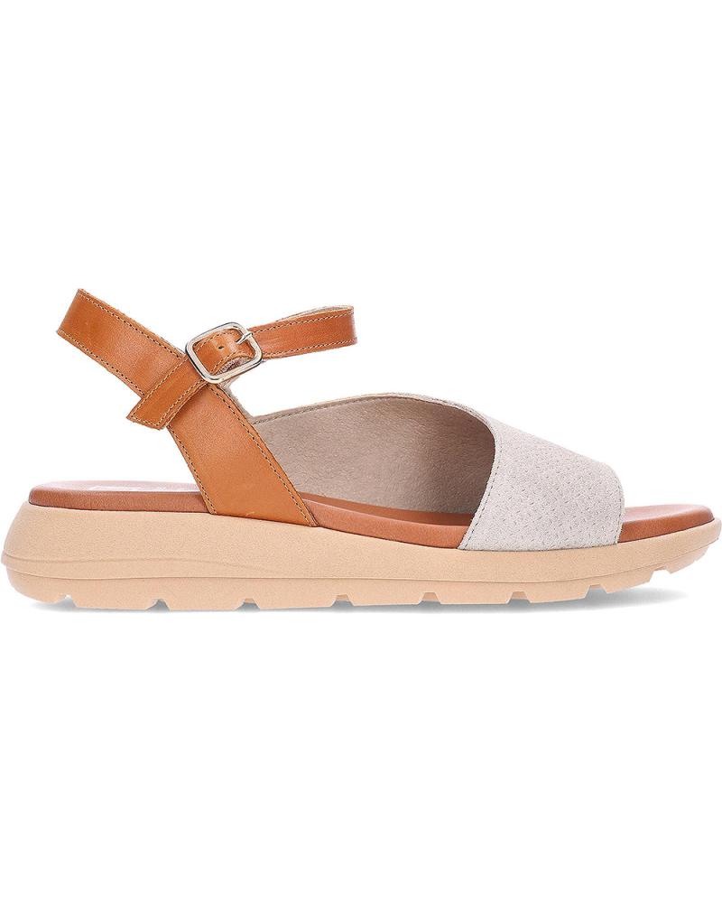 Sandálias de Mulher DORKING SANDALIAS PARA MUJER FLUCHOS GANDIA D9464 PORCELANACUERO