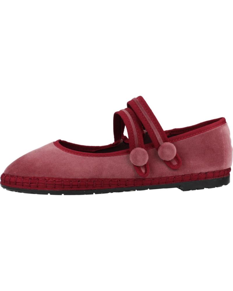 Sabrinas de Mulher FLABELUS BAILARINAS MUJER MODELO ANTOINE COLOR ROSA
