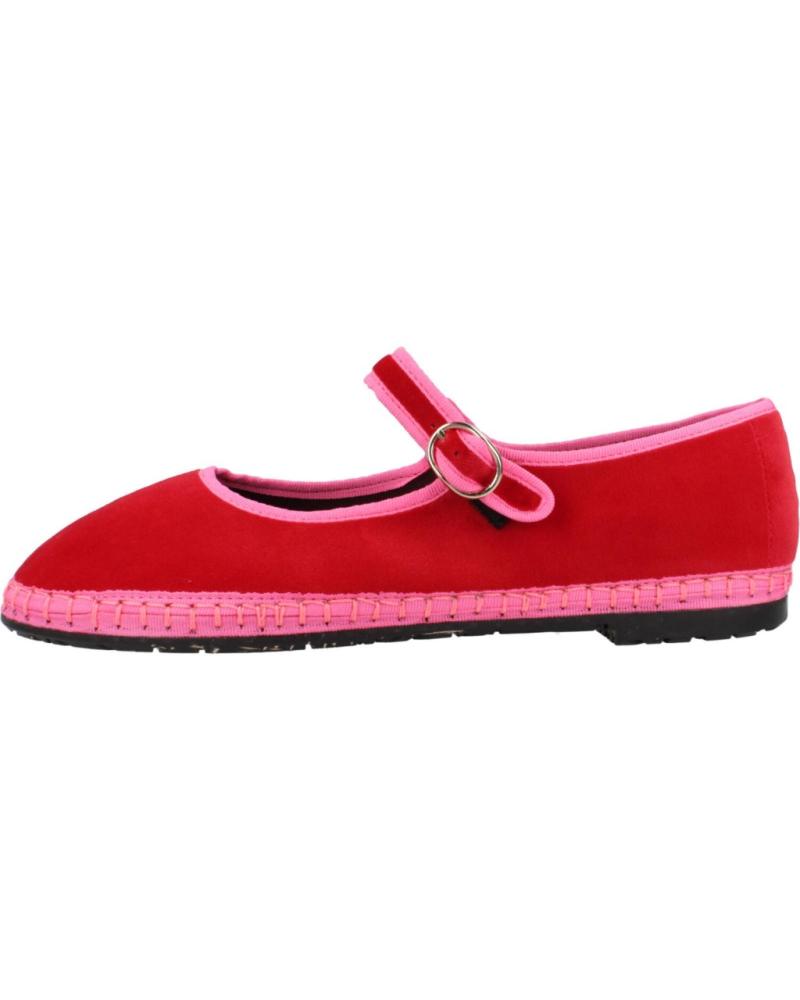 Sabrinas de Mulher FLABELUS BAILARINAS MUJER MODELO AURELIE COLOR ROJO